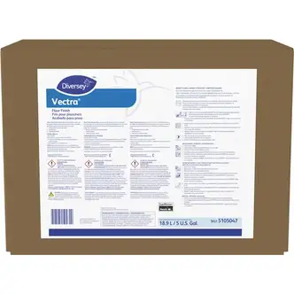 Diversey Vectra Floor Finish - Ready-To-Use - 640 fl oz (20 quart) - Ammonia Scent - 1 Each - Fast Acting, Durable, Scuff Resistant, Scratch Resistant, Slip Resistant - Off White
