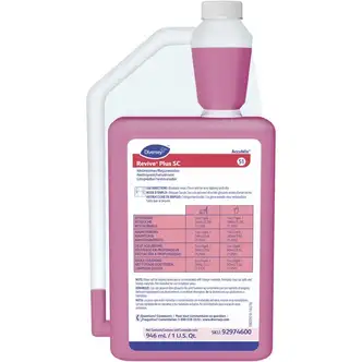 Diversey Floor Cleaner/Maintainer - 32 fl oz (1 quart) - Sweet Scent - 6 / Carton - Fast Acting, Quick Drying - Red