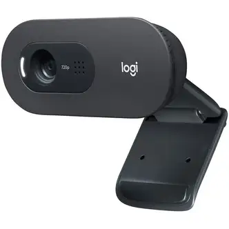 Logitech C505 Webcam - 30 fps - USB Type A - Retail - 1 Pack(s) - 1280 x 720 Video - Fixed Focus - 60° Angle - Widescreen - Microphone - Notebook, Monitor, Display Screen
