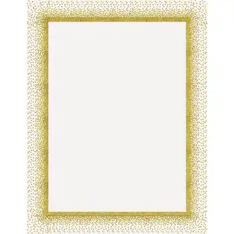 Geographics Confetti Gold Design Poster Board - Fun and Learning, Project, Sign, Display, Art - 28"Height x 22"Width - 25 / Carton - Yellow