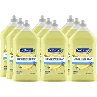 Softsoap Citrus Hand Soap Refill - Citrus ScentFor - 32 fl oz (946.4 mL) - Bottle Dispenser - Dirt Remover, Bacteria Remover - Hand - Yellow - Residue-free - 9 / Carton