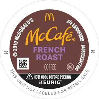McCafé® K-Cup French Roast Coffee - Compatible with Keurig Brewer - Dark/Bold - 24 / Box