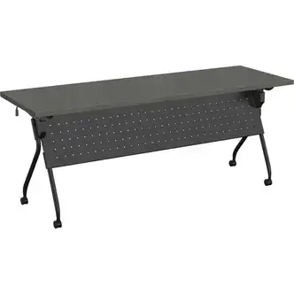 Special-T Transform-2 Flip & Nest Table - Steel Mesh Rectangle Top - Black Cross Beam Base - 112 lb Capacity x 72" Table Top Width x 24" Table Top Depth x 1.25" Table Top Thickness - 30" Height - Assembly Required - Steel - High Pressure Laminate (HPL) To