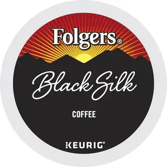 Folgers® K-Cup Black Silk Coffee - Compatible with Keurig Brewer - Dark - 24 / Box