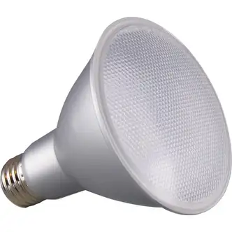 Satco PAR 30 LN LED Bulb - 12.50 W - 75 W Incandescent Equivalent Wattage - 120 V AC - 1000 lm - Parabolic Reflector - PAR30LN Size - Clear - Warm White Light Color - E26 Base - 25000 Hour - 4940.3°F (2726.8°C) Color Temperature - 90 CRI - 40°
