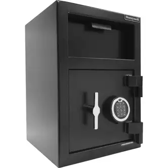 Honeywell 5912 Digital Steel Depository Security Safe (1.06 cu ft.) - 1.06 ft³ - Combination, Programmable, Digital Lock - 3 Live-locking Bolt(s) - Scratch Resistant, Spy Proof - for Mail Box - Internal Size 11.80" x 13.80" x 11.20" - Overall Size 20.2" x