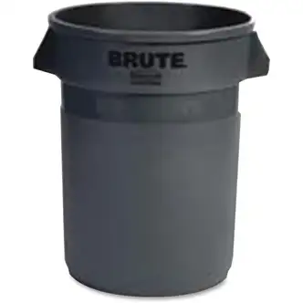 Rubbermaid Commercial Vented Brute 32-gallon Container - 32 gal Capacity - Round - Manual - UV Resistant, Vented, Fade Resistant, Crack Resistant, Crush Resistant, Warp Resistant, Reinforced Base, Durable, Tear Resistant, Damage Resistant, Contoured Base 
