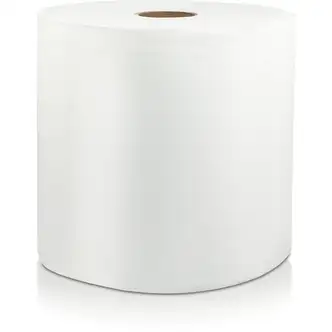Livi VPG Select Hard Wound Towel - 1 Ply - 1.81" Core - White - Fiber - 6 / Carton