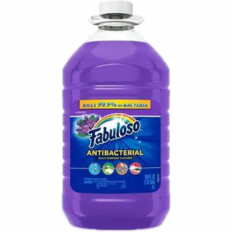 Fabuloso Complete Antibacterial Cleaner - 169 fl oz (5.3 quart) - Lavender ScentBottle - 1 Each - Antibacterial, Rinse-free, Residue-free, Long Lasting - Purple