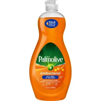 Palmolive Antibacterial Ultra Dish Soap - Concentrate - 20 fl oz (0.6 quart) - 1 Each - Antibacterial, Phosphate-free, Kosher, Residue-free, Non-abrasive - Orange