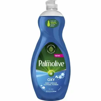 Palmolive Ultra Dish Soap Oxy Degreaser - Concentrate - 32.5 fl oz (1 quart) - 1 Each - Residue-free, Soft, Biodegradable, Phosphate-free, Paraben-free, Eco-friendly - Multi