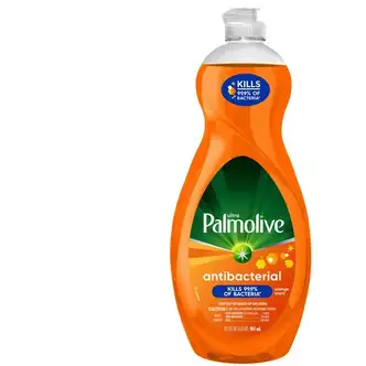 Palmolive Antibacterial Ultra Dish Soap - Concentrate - 35.2 fl oz (1.1 quart) - 1 Each - pH Balanced, Residue-free, Non-abrasive, Antibacterial - Orange