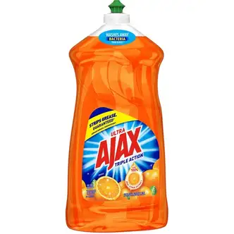 AJAX Triple Action Dish Soap - 52 fl oz (1.6 quart) - Orange Scent - 1 Each - Pleasant Scent, Phosphate-free, Kosher-free - Orange