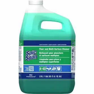 Spic and Span Floor Cleaner - Concentrate - 128 fl oz (4 quart) - 3 / Carton - Non-corrosive, Slip Resistant - Green