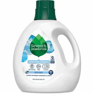 Seventh Generation Natural Laundry Detergent - Ready-To-Use - 135 fl oz (4.2 quart) - 1 Each - Hypoallergenic, Non-irritating, Bio-based, Kosher - White, Green, Blue