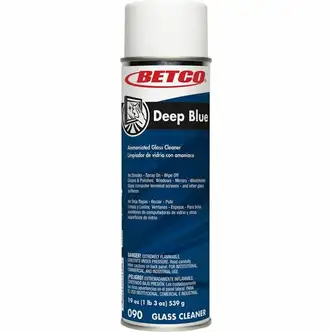 Betco Glass & Surface Cleaner - Concentrate - 19 fl oz (0.6 quart) - Characteristic ScentAerosol Spray Can - 1 Each - Non-flammable, Water Soluble, Quick Drying, Non-abrasive - White, Clear