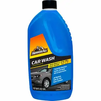 Armor All Liquid Car Wash - For Car - 2 quart - Streak-free - 1 Each - Blue