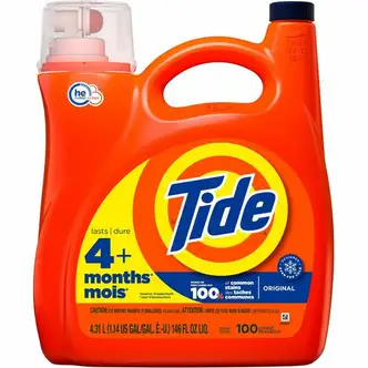 Tide Liquid Laundry Detergent - 146 fl oz (4.6 quart) - 1 Bottle - Orange