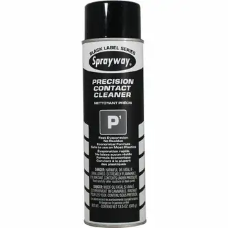 Claire P1 Precision Contact Cleaner - For Electrical Contact, Electronic Equipment - 13.50 fl oz - Non-corrosive, Non-staining, Quick Drying, Residue-free - 1 Each - Black