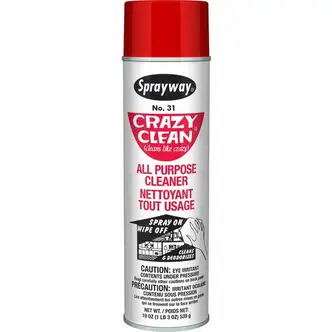 Claire Crazy Clean All-Purpose Cleaner - 19 fl oz (0.6 quart) - 12 / Carton - Deodorize, Non-abrasive - White