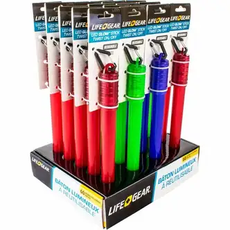 Dorcy LED Reusable Glow Stick - 3 Day Glow Time - Assorted