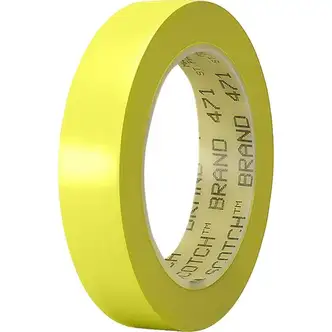 3M Marking Tape - 36 yd Length x 1" Width - 3" Core - Vinyl - Solvent Resistant - For Color Coding, Abrasion Protection, Decorating, Sealing, Patching, Splicing, Wrapping - 1 / Roll - Yellow