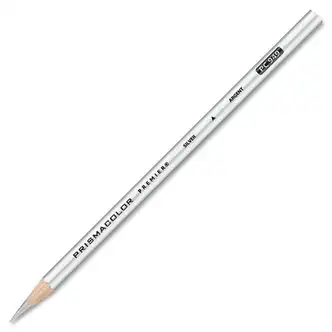 Prismacolor Premier Metallic Pencils - Metallic Silver Lead - 12 / Dozen