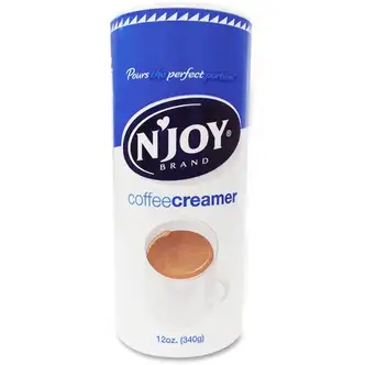 Njoy N'Joy Nondairy Creamer - Regular Flavor - 0.75 lb (12 oz) Canister - 1Each